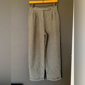 Pendleton wool herringbone pants. Size 6